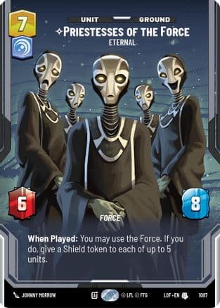 Priestesses of the Force - Eternal (Prestige Foil) — Legends of the Force