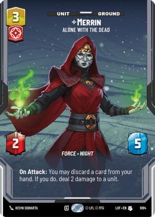 Merrin - Alone with the Dead (Prestige Foil) — Legends of the Force
