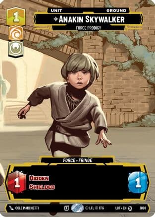 Anakin Skywalker - Force Prodigy (Prestige Foil) — Legends of the Force