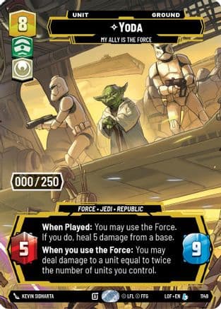 Yoda - My Ally is the Force (Serialized) — Legends of the Force