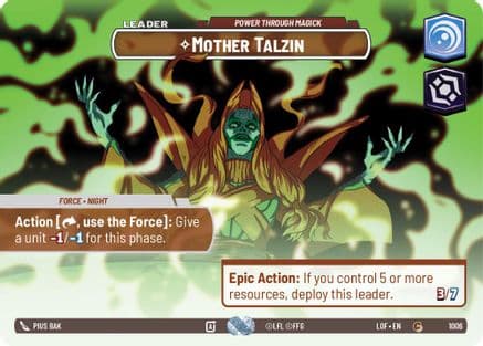 Mother Talzin - Power Through Magick (Showcase) — Legends of the Force