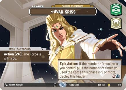 Avar Kriss - Marshal of Starlight (Showcase) — Legends of the Force