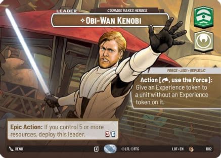Obi-Wan Kenobi - Courage Makes Heroes (Showcase) — Legends of the Force