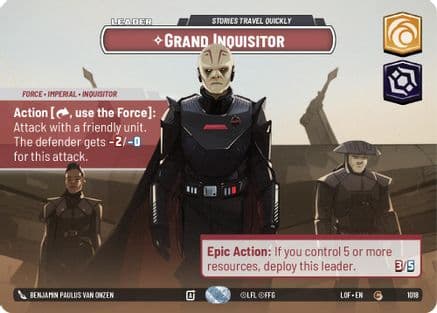 Grand Inquisitor - Stories Travel Quickly (Showcase) — Legends of the Force