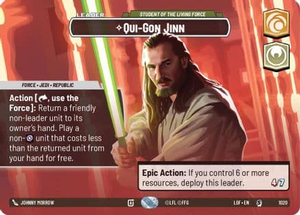 Qui-Gon Jinn - Student of the Living Force (Showcase) — Legends of the Force