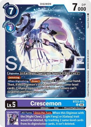 Crescemon — Cyber Eden Digimon Card Game card by Takeuchi Moto