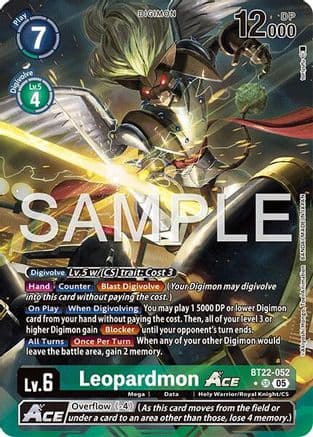 Leopardmon ACE (Alternate Art) — Cyber Eden