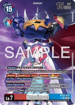 Omnimon (Alternate Art) — Cyber Eden