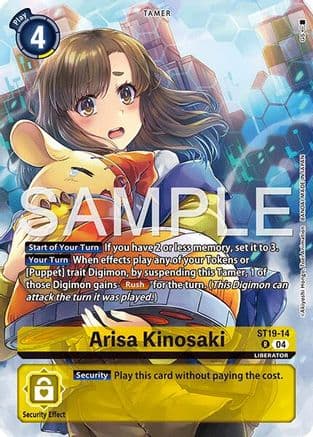 Arisa Kinosaki (Digimon Liberator Debuggers Set) — Digimon Card Game card