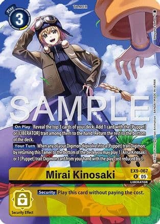 Mirai Kinosaki (Digimon Liberator Debuggers Set) — Versus Monsters