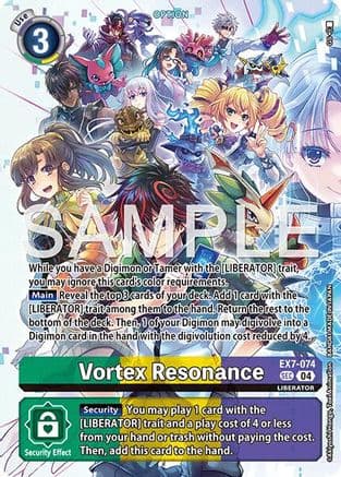 Vortex Resonance (Digimon Liberator Debuggers Set) — Digimon LIBERATOR