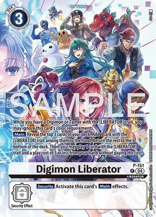 Digimon Liberator - P-151 (Digimon Liberator Debuggers Set) — Digimon Promotion Cards