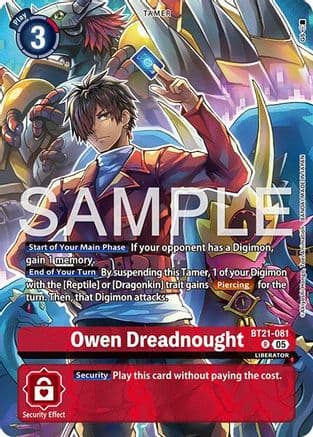 Owen Dreadnought (Digimon Liberator Debuggers Set) — World Convergence