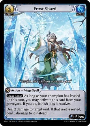 Frost Shard — Supporter Pack 3 Grand Archive TCG card by Primea Studio