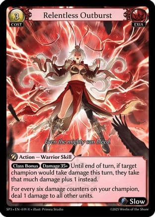 Relentless Outburst — Supporter Pack 3
