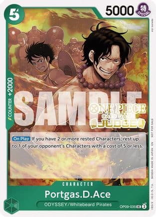 Portgas.D.Ace (Judge Pack Vol. 6) — One Piece Promotion Cards