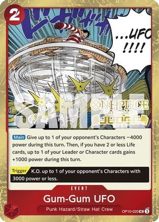 Gum-Gum UFO (Judge Pack Vol. 6) — One Piece Promotion Cards