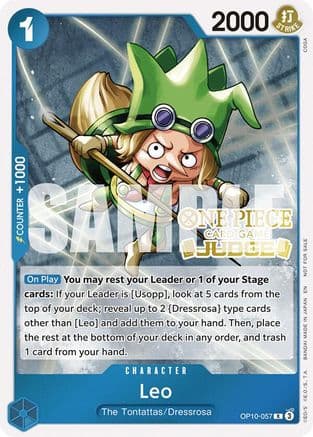 Leo (Judge Pack Vol. 6) — One Piece Promotion Cards