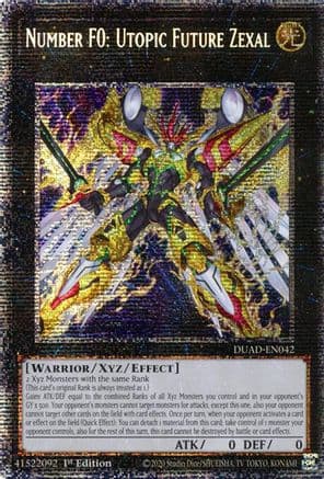Number F0: Utopic Future Zexal (Starlight Rare) — Duelist's Advance