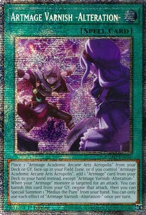 Artmage Varnish -Alteration- (Starlight Rare) — Duelist's Advance