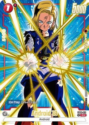 Android 18 (Limited Pack 02) (Alternate Art) — Tournament and Championship Promos