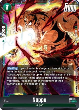 Nappa (Limited Pack 02) — Tournament and Championship Promos