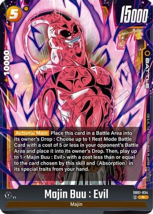 Majin Buu : Evil (Limited Pack 02) — Tournament and Championship Promos