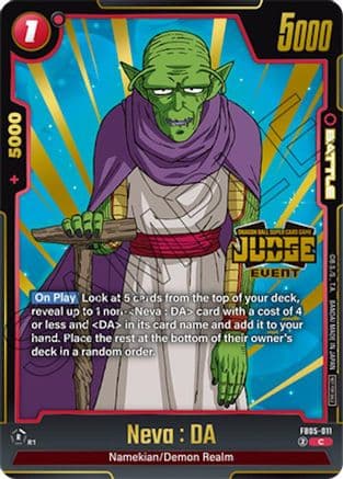 Neva : DA (Judge Pack (Event Judge) 04) — Tournament and Championship Promos