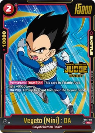 Vegeta (Mini) : DA (Judge Pack (Event Judge) 04) — Tournament and Championship Promos