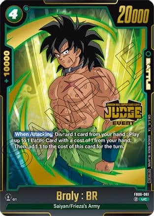 Broly : BR (Judge Pack (Event Judge) 04) — Tournament and Championship Promos