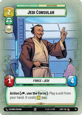 Jedi Consular (Foil) — Legends of the Force - Weekly Play Promos