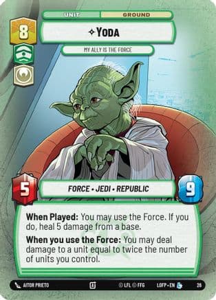 Yoda - My Ally is the Force (Foil)