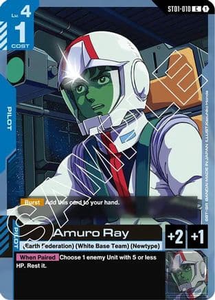 Amuro Ray — Starter Deck 01: Heroic Beginnings
