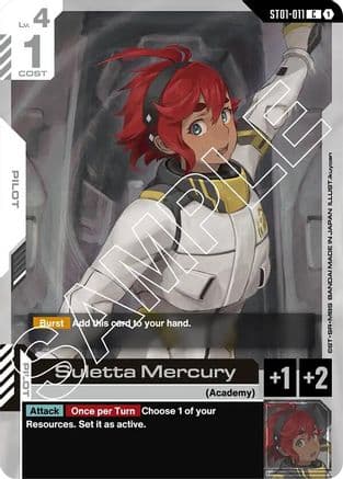 Suletta Mercury — Starter Deck 01: Heroic Beginnings
