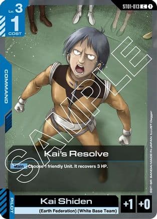 Kai's Resolve — Starter Deck 01: Heroic Beginnings