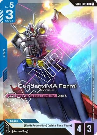 Gundam (MA Form) (C+) — Starter Deck 01: Heroic Beginnings