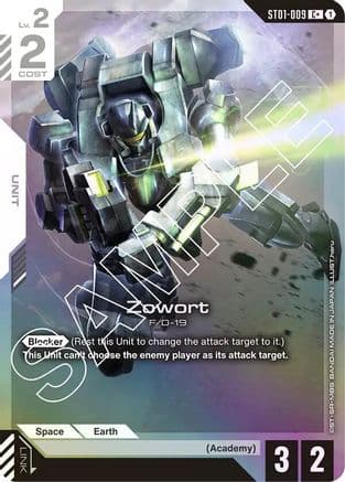 Zowort (C+) — Starter Deck 01: Heroic Beginnings