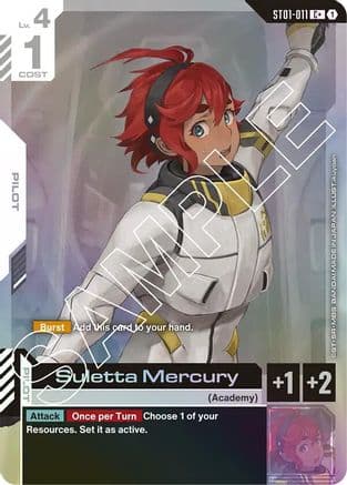 Suletta Mercury (C+) — Starter Deck 01: Heroic Beginnings