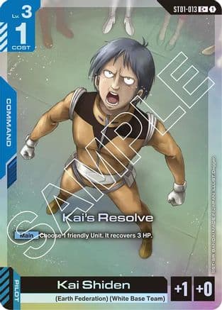 Kai's Resolve (C+) — Starter Deck 01: Heroic Beginnings