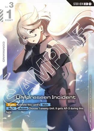 Unforeseen Incident (C+) — Starter Deck 01: Heroic Beginnings