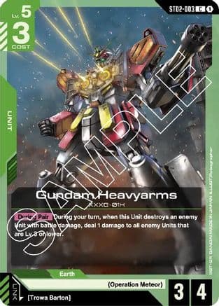 Gundam Heavyarms — Starter Deck 02: Wings of Advance