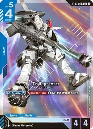 Tallgeese — Starter Deck 02: Wings of Advance