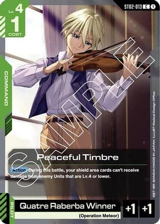 Peaceful Timbre — Starter Deck 02: Wings of Advance