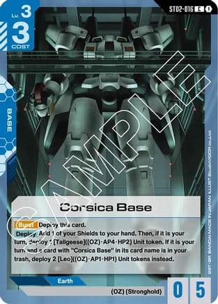 Corsica Base — Starter Deck 02: Wings of Advance