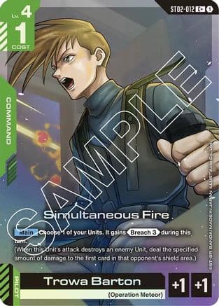 Simultaneous Fire (C+) — Starter Deck 02: Wings of Advance