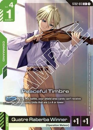 Peaceful Timbre (C+) — Starter Deck 02: Wings of Advance