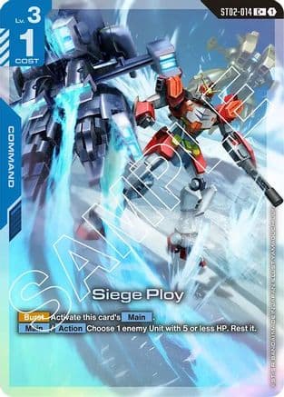 Siege Ploy (C+) — Starter Deck 02: Wings of Advance