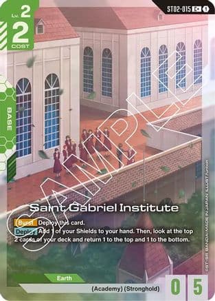 Saint Gabriel Institute (C+) — Gundam Card Game card