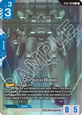 Corsica Base (C+) — Starter Deck 02: Wings of Advance