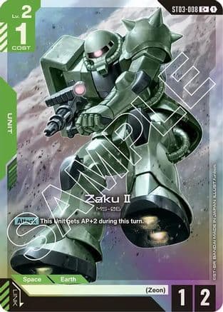 Zaku II (C+) — Starter Deck 03: Zeon's Rush